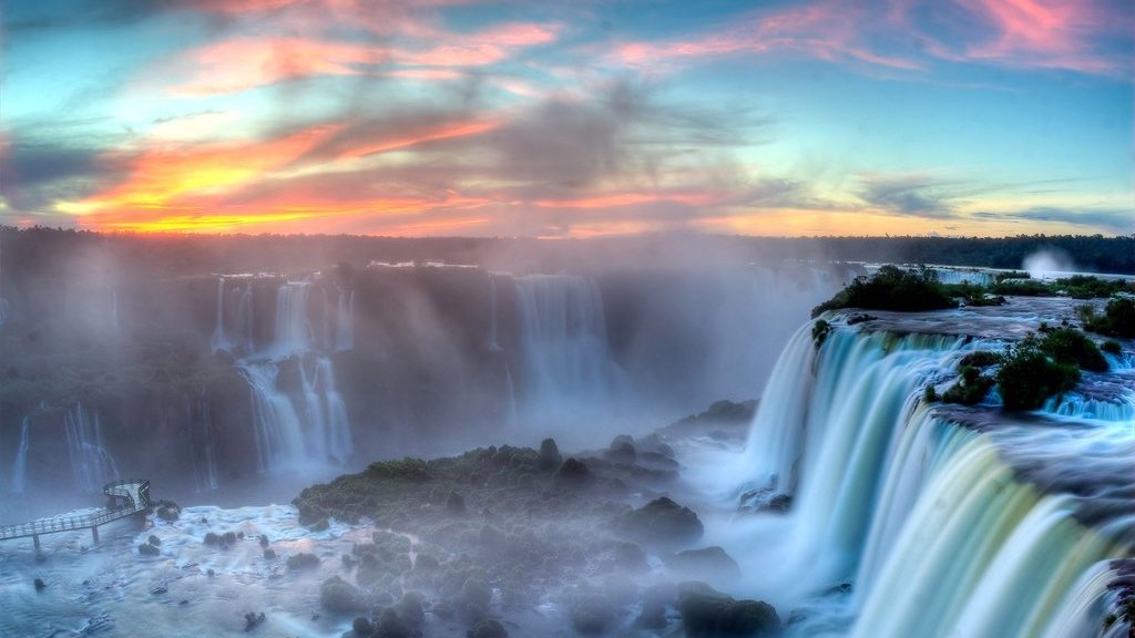 Les chutes d'Iguazu au Brésil