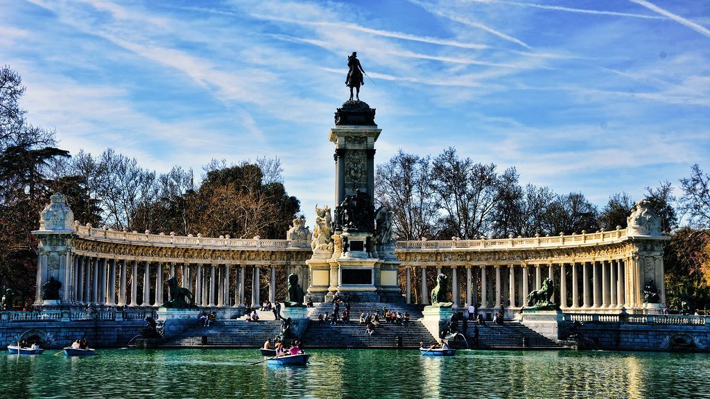 El Parque del Retiro à Madrid