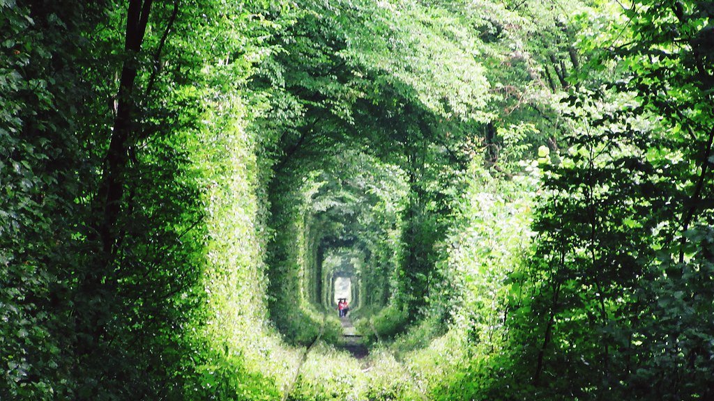 Ukraine, le tunnel de l'Amour