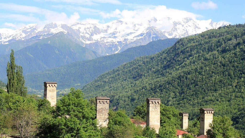 Les tours des Svans en Géorgie