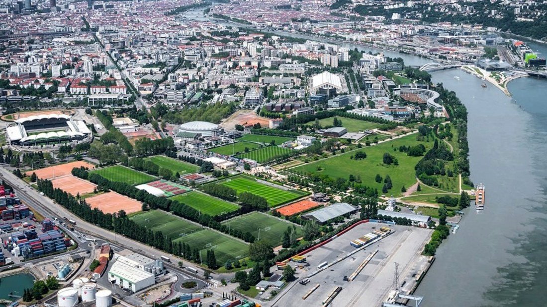 Lyon, le parc de Gerland