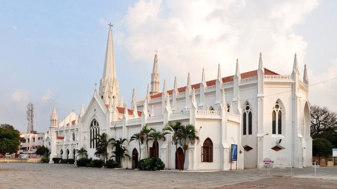Madras : basilique Saint-Thomas de Chennai
