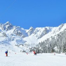 Courchevel pistes de ski
