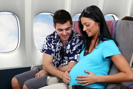 Prendre l'avion enceinte
